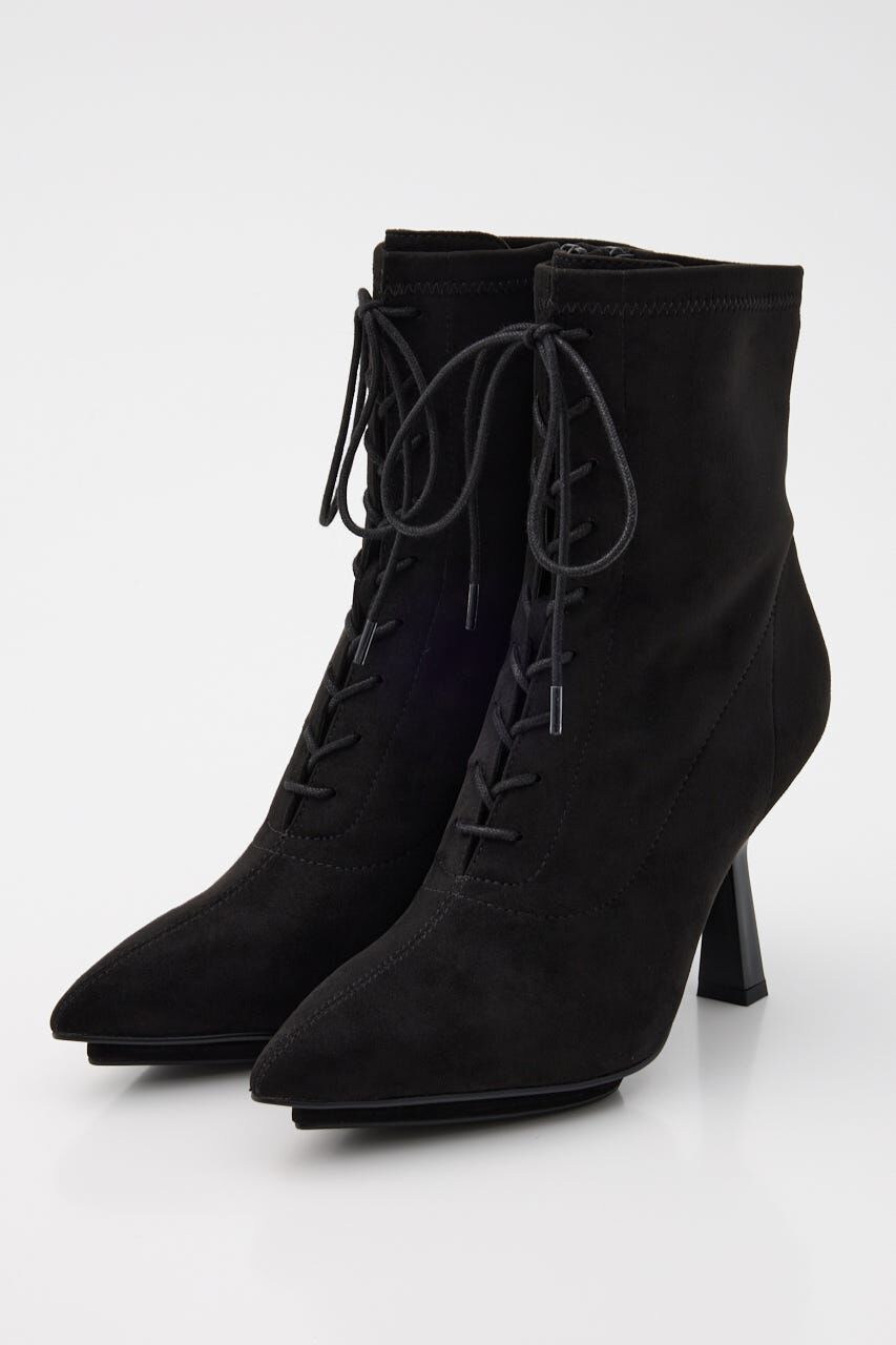 rienda「2WAYフェイクファーレースアップブーティー」|その他|