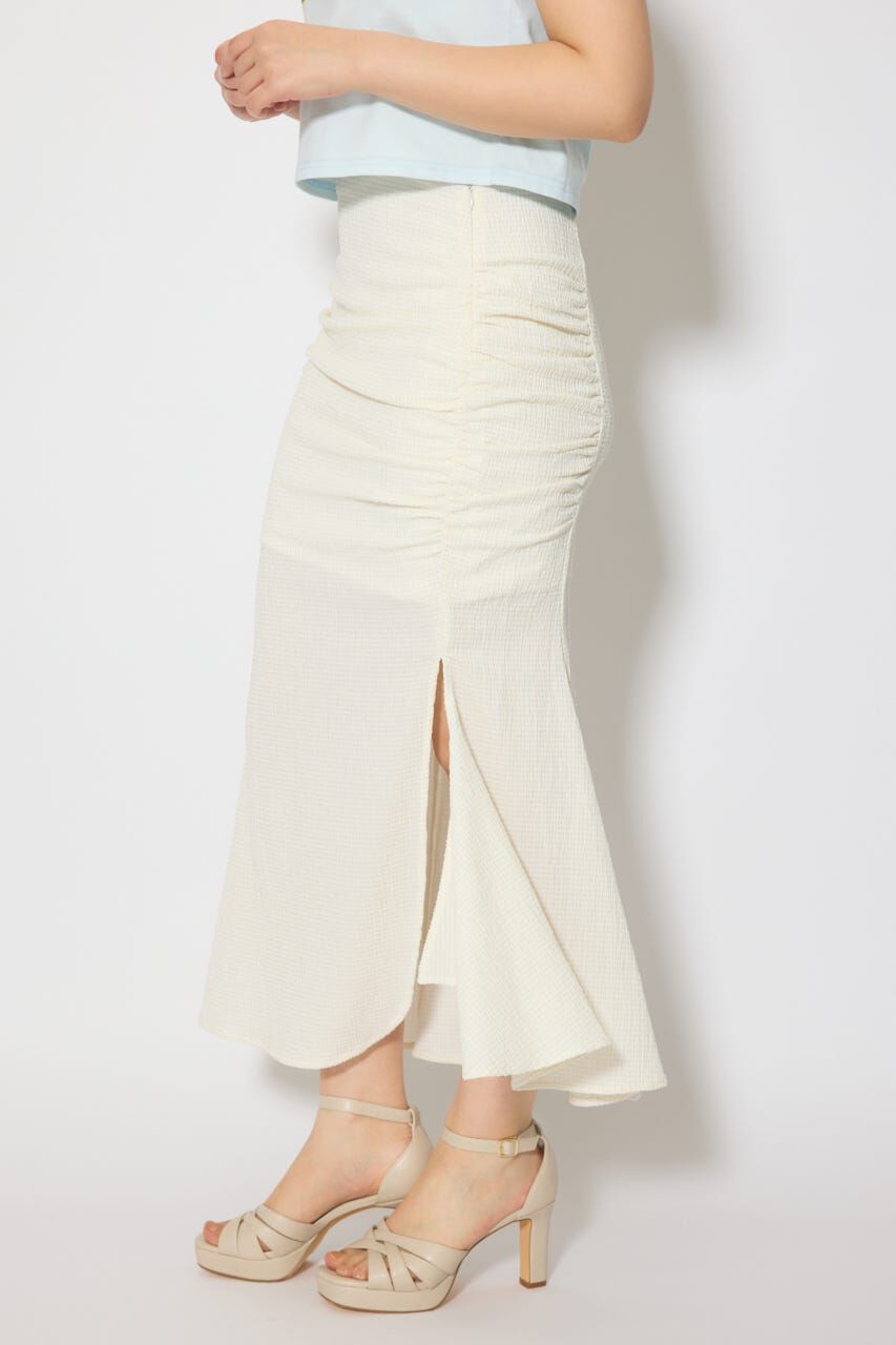 rienda「ギャザーマーメイドジャストウエストスカート」|スカート|