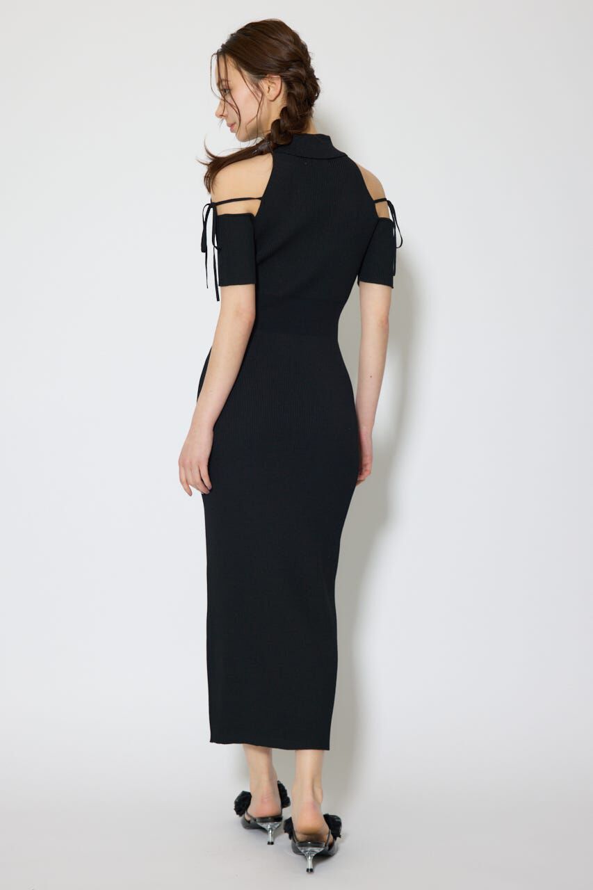 rienda「リボン付きアメスリニットワンピース」|ワンピース|