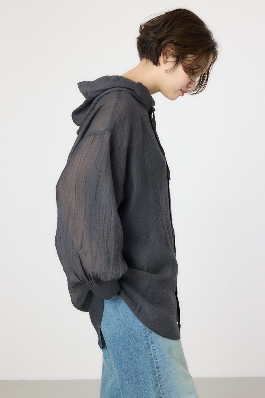 RODEO CROWNS「ワッシャーフーディーシャツ」|シャツ・ブラウス|