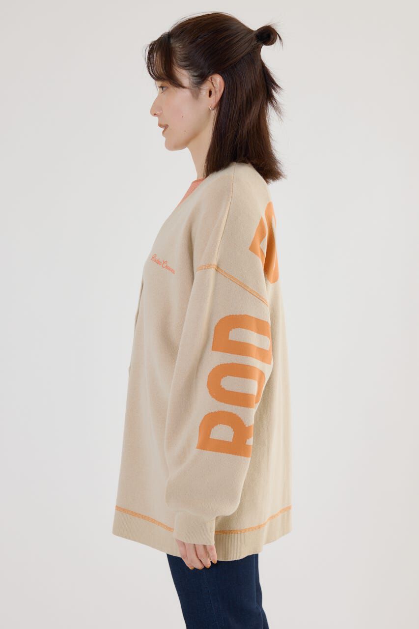 RODEO CROWNS「スウェットライクロゴカーディガン」|カーディガン|