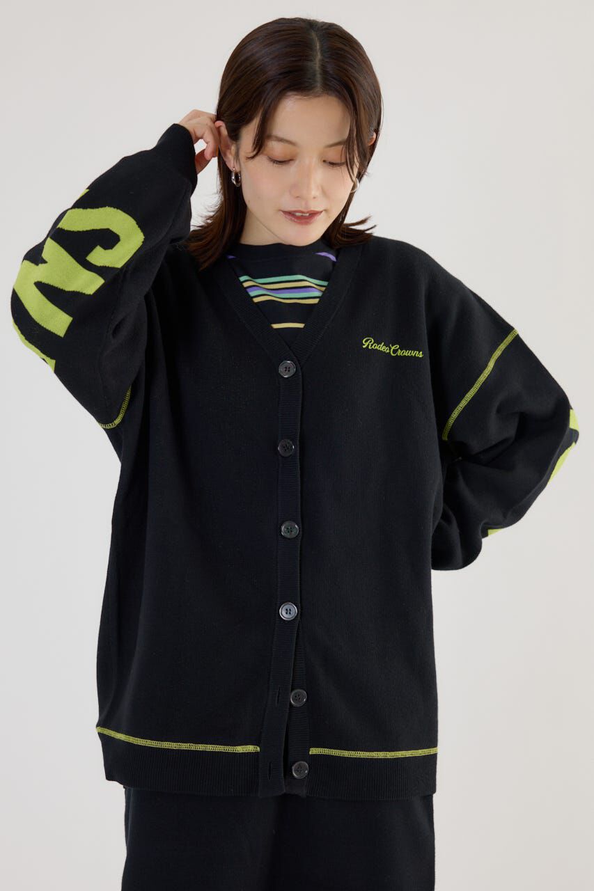 RODEO CROWNS「スウェットライクロゴカーディガン」|カーディガン|