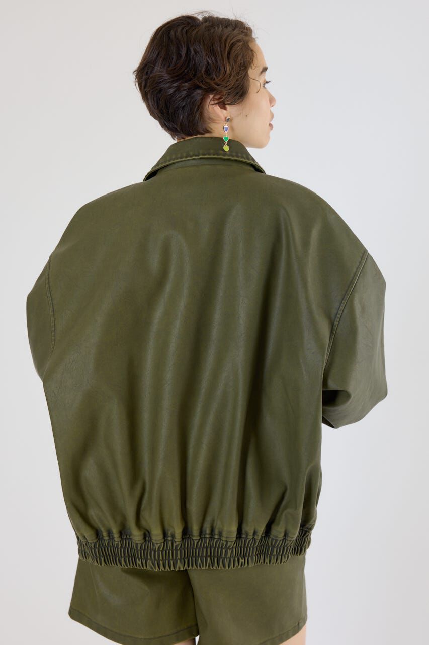 RODEO CROWNS「ヴィンテージフェイクレザーブルゾン」|その他|