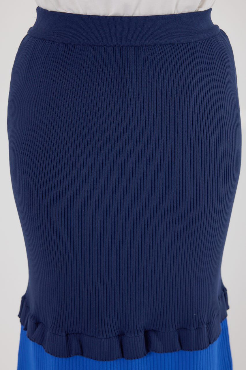 RODEO CROWNS「A-LIGHT フリル切替ニットスカート」|スカート|