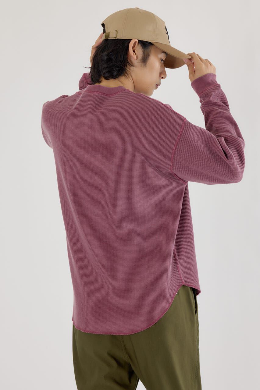 RODEO CROWNS「ピグメントワッフルトップス」|Tシャツ・カットソー|