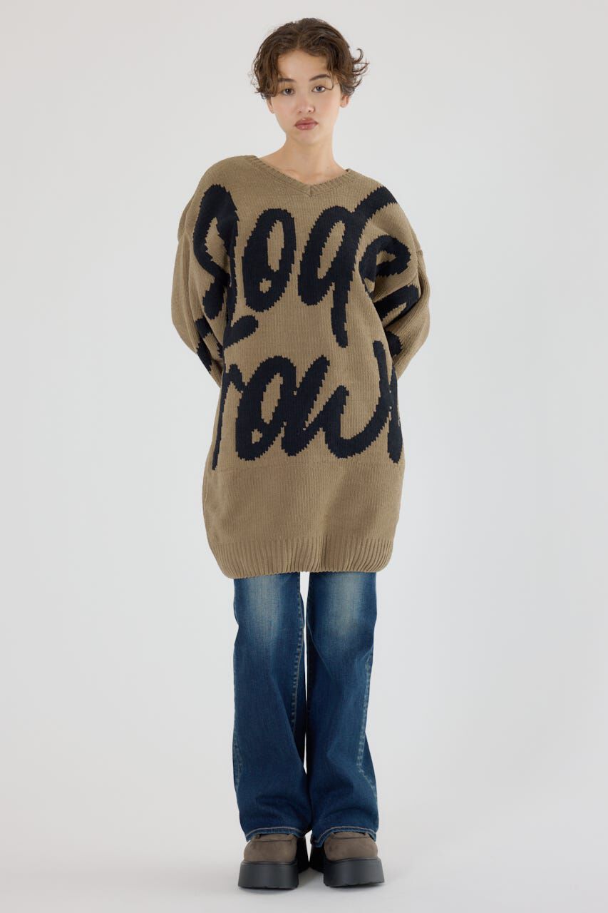 RODEO CROWNS「ロゴ2WAYモールニットワンピース」|ワンピース|