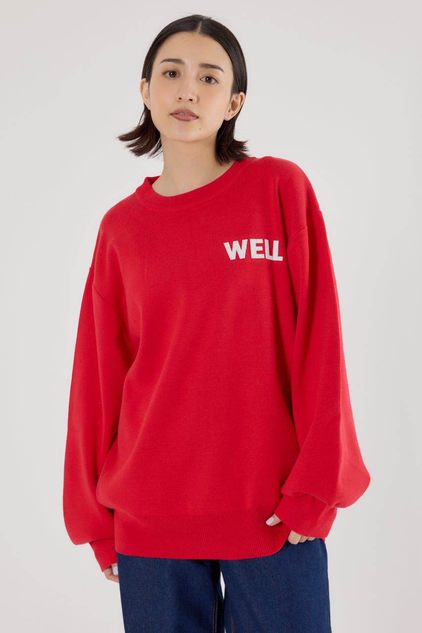 RODEO CROWNS「フェルトアップリケニットトップス」|ニット・セーター|