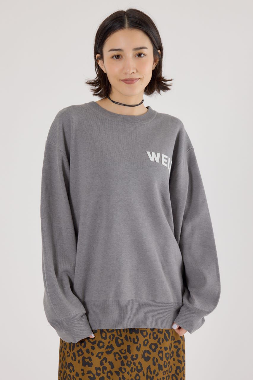 RODEO CROWNS「フェルトアップリケニットトップス」|ニット・セーター|