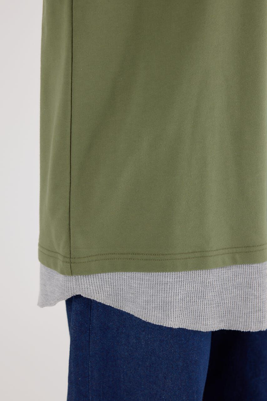 RODEO CROWNS「ルーズレイヤードライクスウェットトップス」|Tシャツ・カットソー|