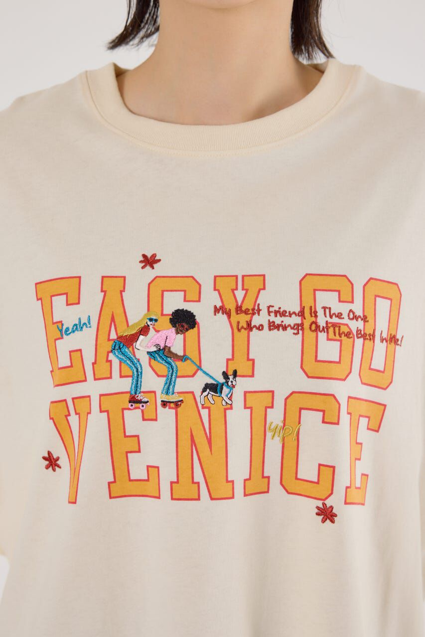 RODEO CROWNS「embroidery collegeロング Tシャツ」|Tシャツ・カットソー|