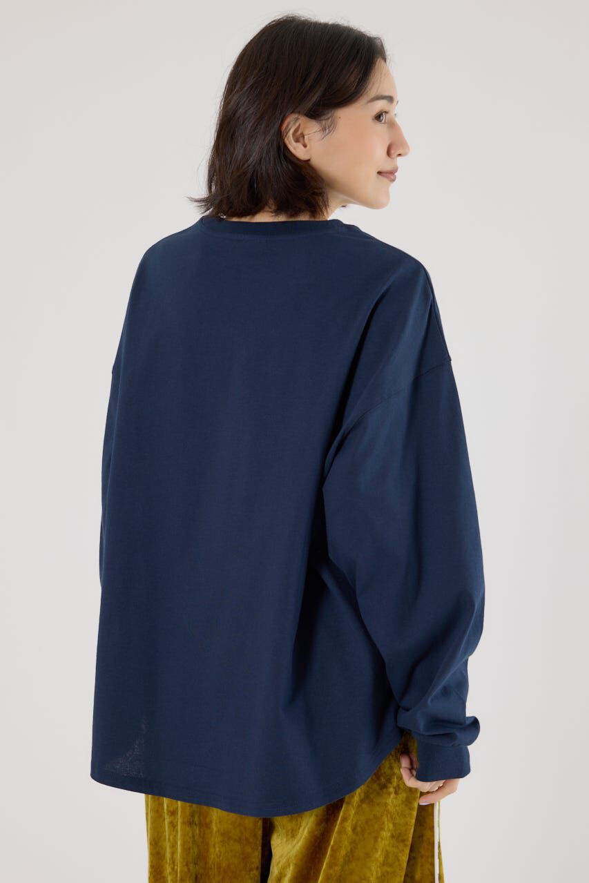 RODEO CROWNS「embroidery collegeロング Tシャツ」|Tシャツ・カットソー|