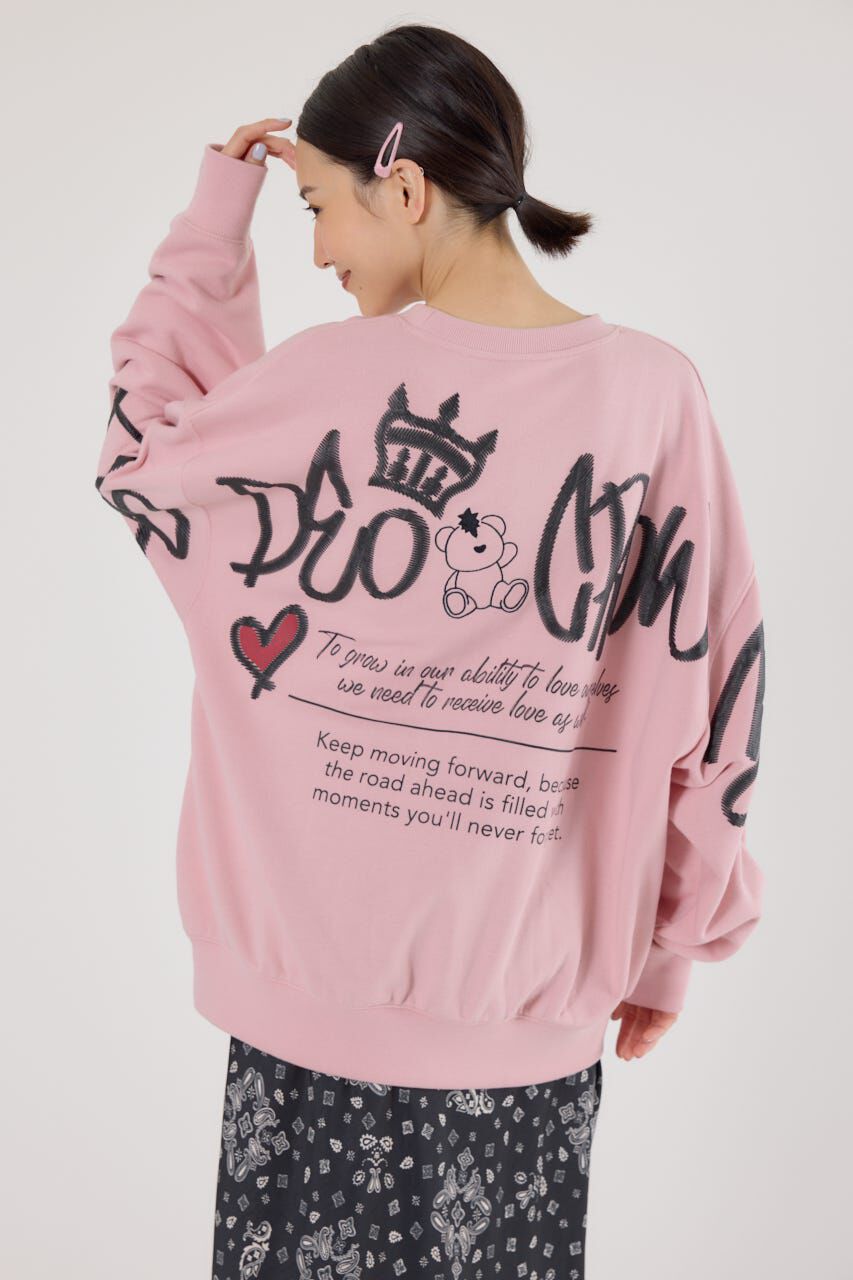 RODEO CROWNS「（UNISEX）BRIDGE BEARスウェットトップス」|パーカー|PNK