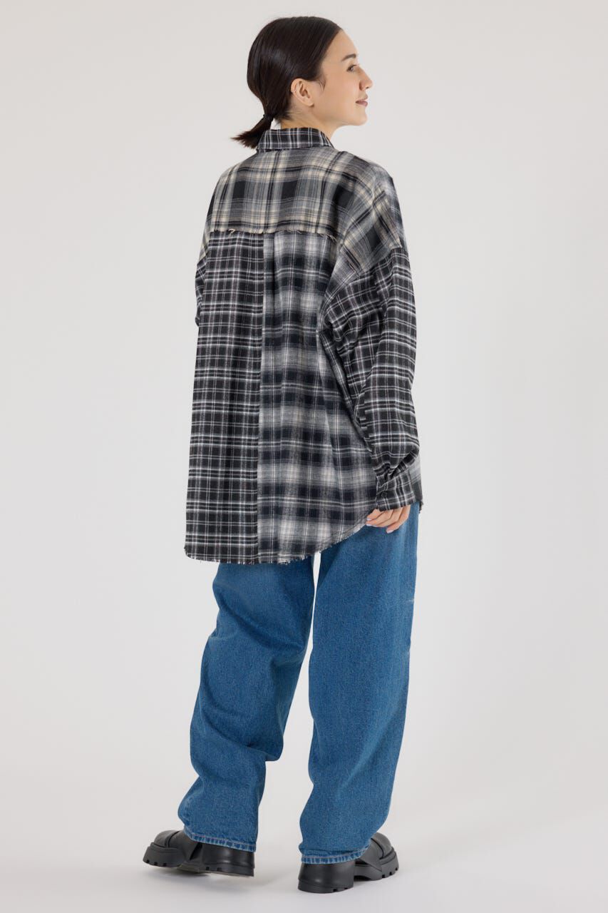 RODEO CROWNS「パッチワークチェックシャツ」|シャツ・ブラウス|