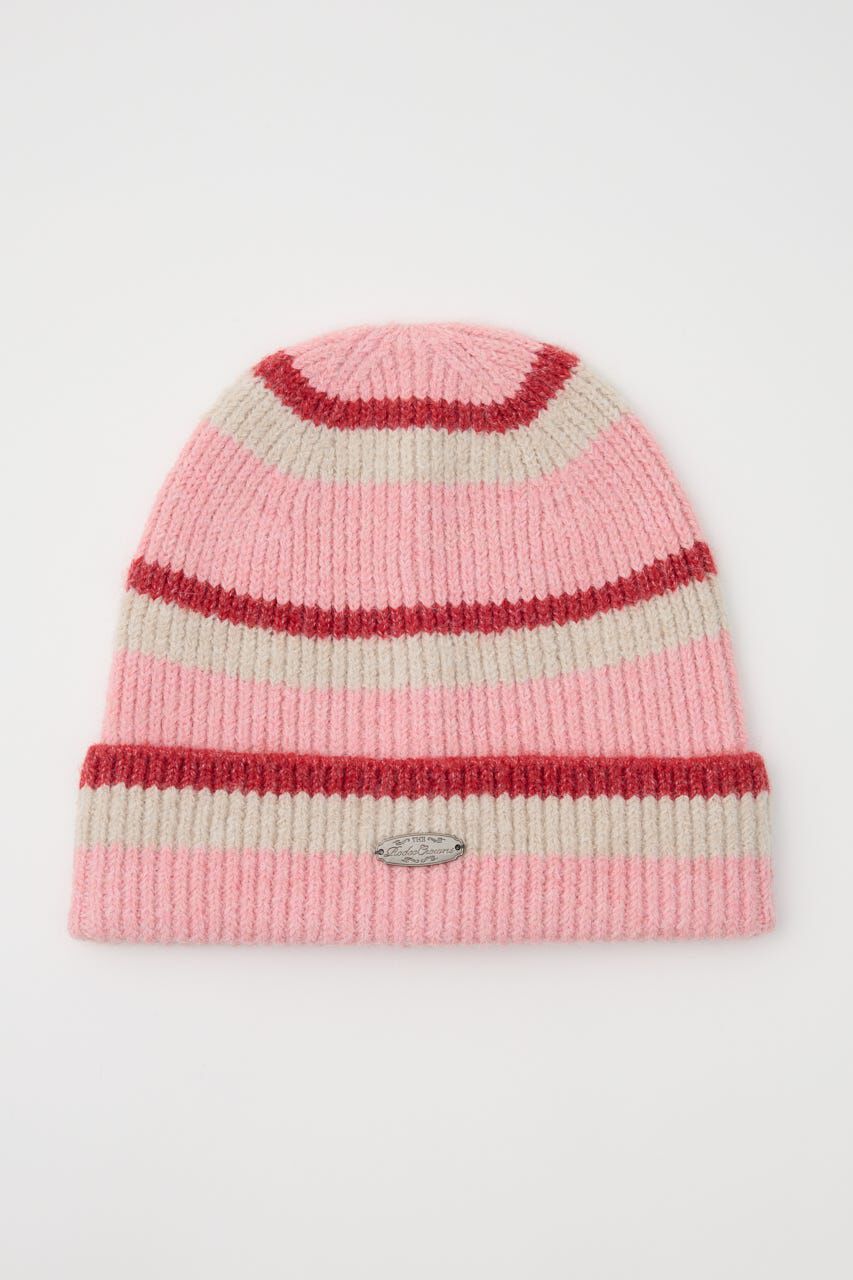 RODEO CROWNS「ボーダーモヘアニットビーニー」|その他|柄PNK5