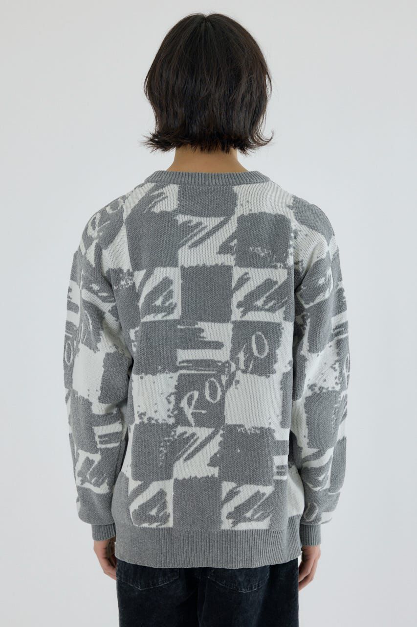 RODEO CROWNS「ブロークンチェックニット」|ニット・セーター|