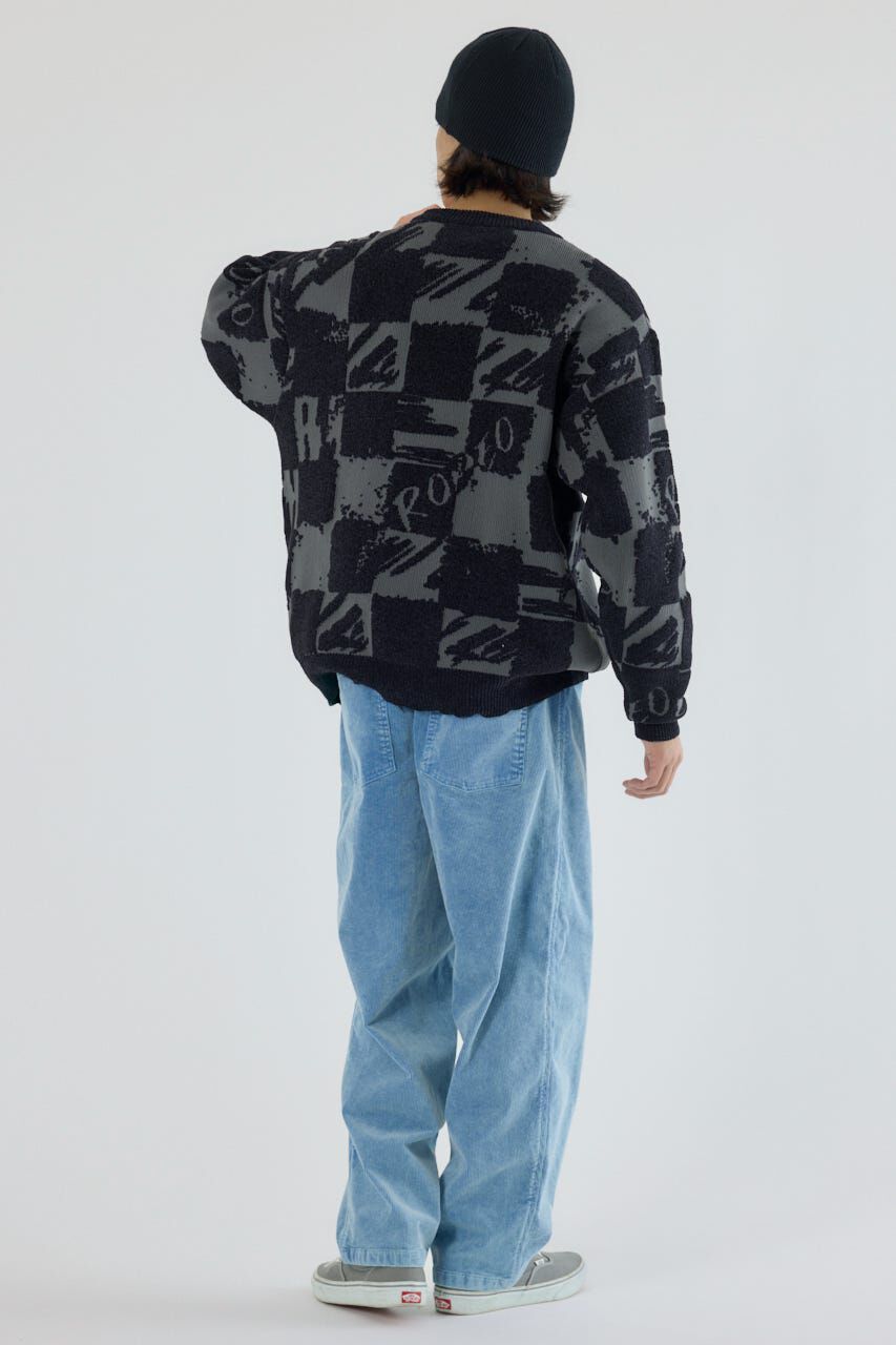 RODEO CROWNS「ブロークンチェックニット」|ニット・セーター|