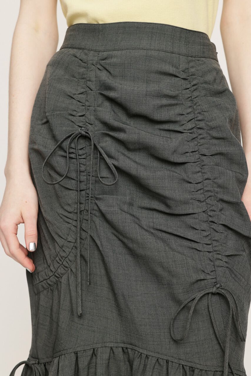 SLY「ASYMMETRY GATHER スカート」|スカート|