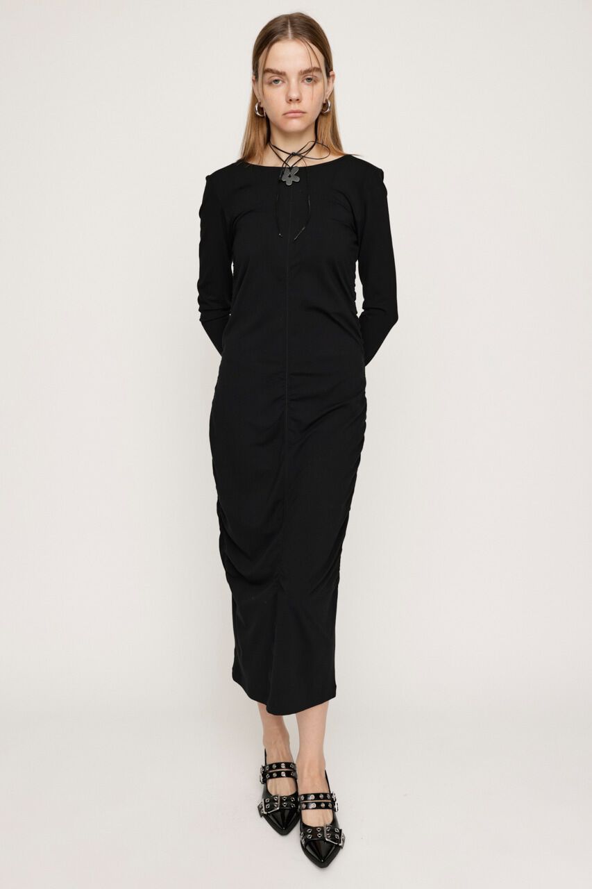 SLY「SHIRRING RIBBON 2WAY ワンピース」|ワンピース|