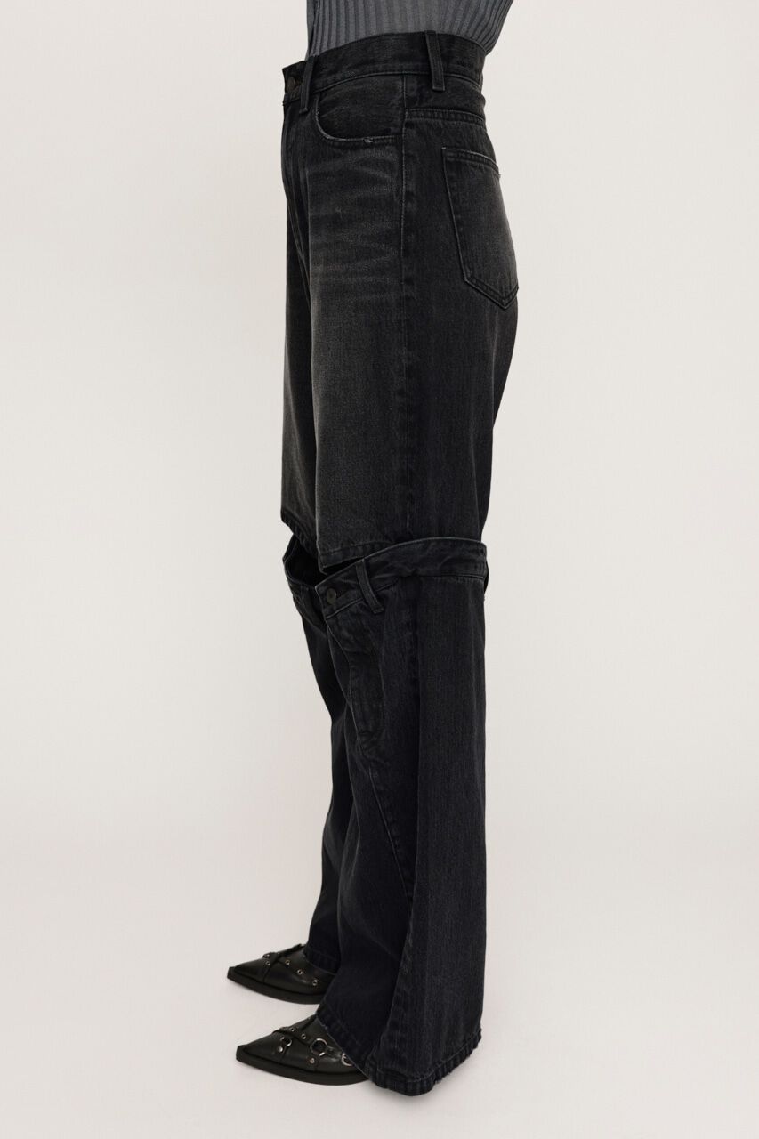 SLY「J／W KNEE DENIM PT-E」|デニム|