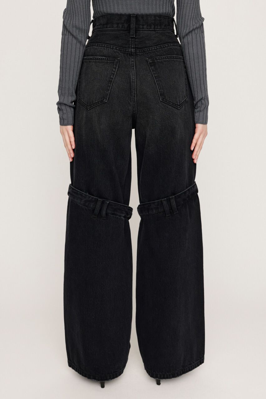 SLY「J／W KNEE DENIM PT-E」|デニム|