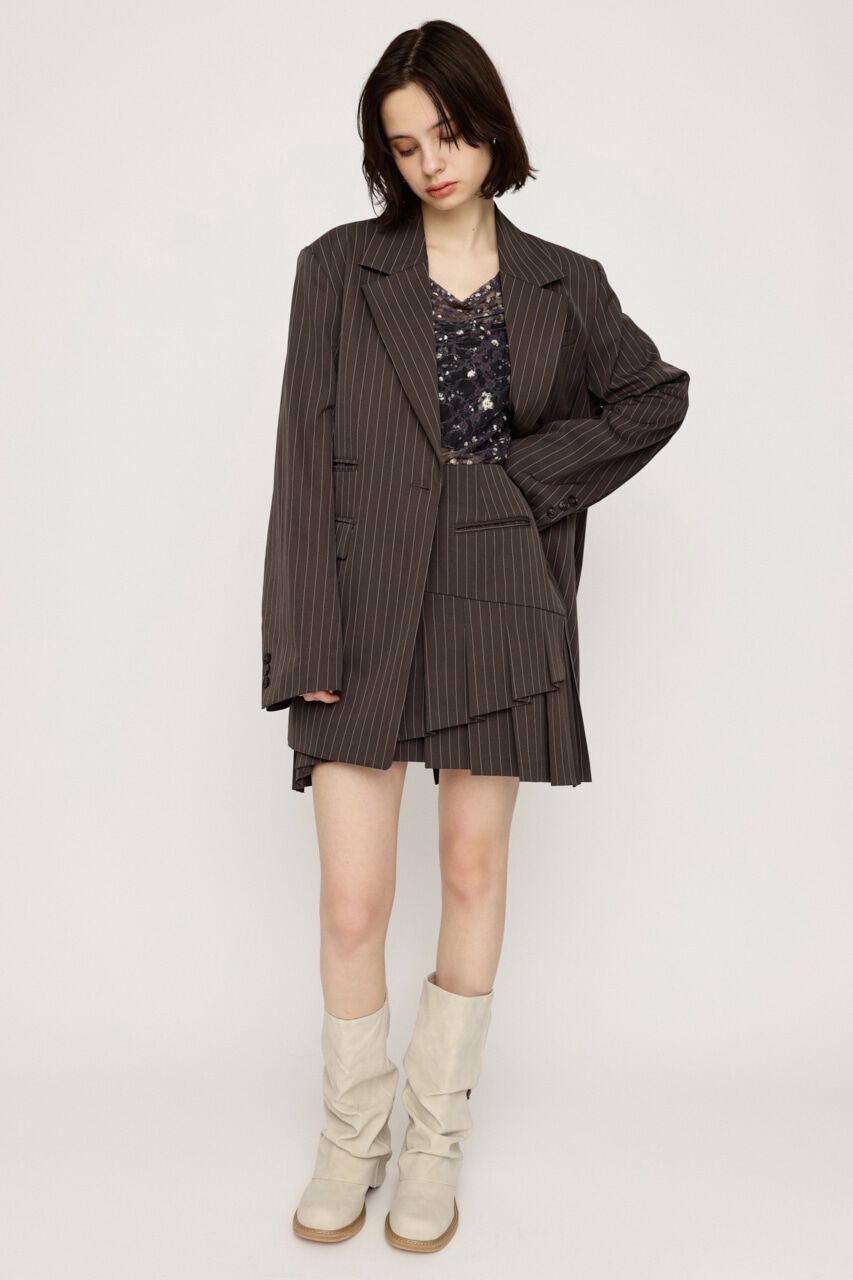 SLY「RANDOM HEM PLEATS ショートスカート」|スカート|