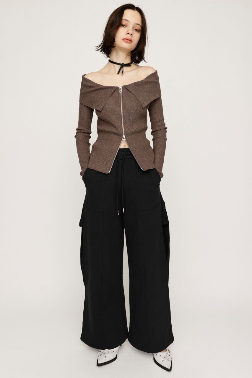 SLY「SIDE HOLE CUT パンツ」|その他|BLK