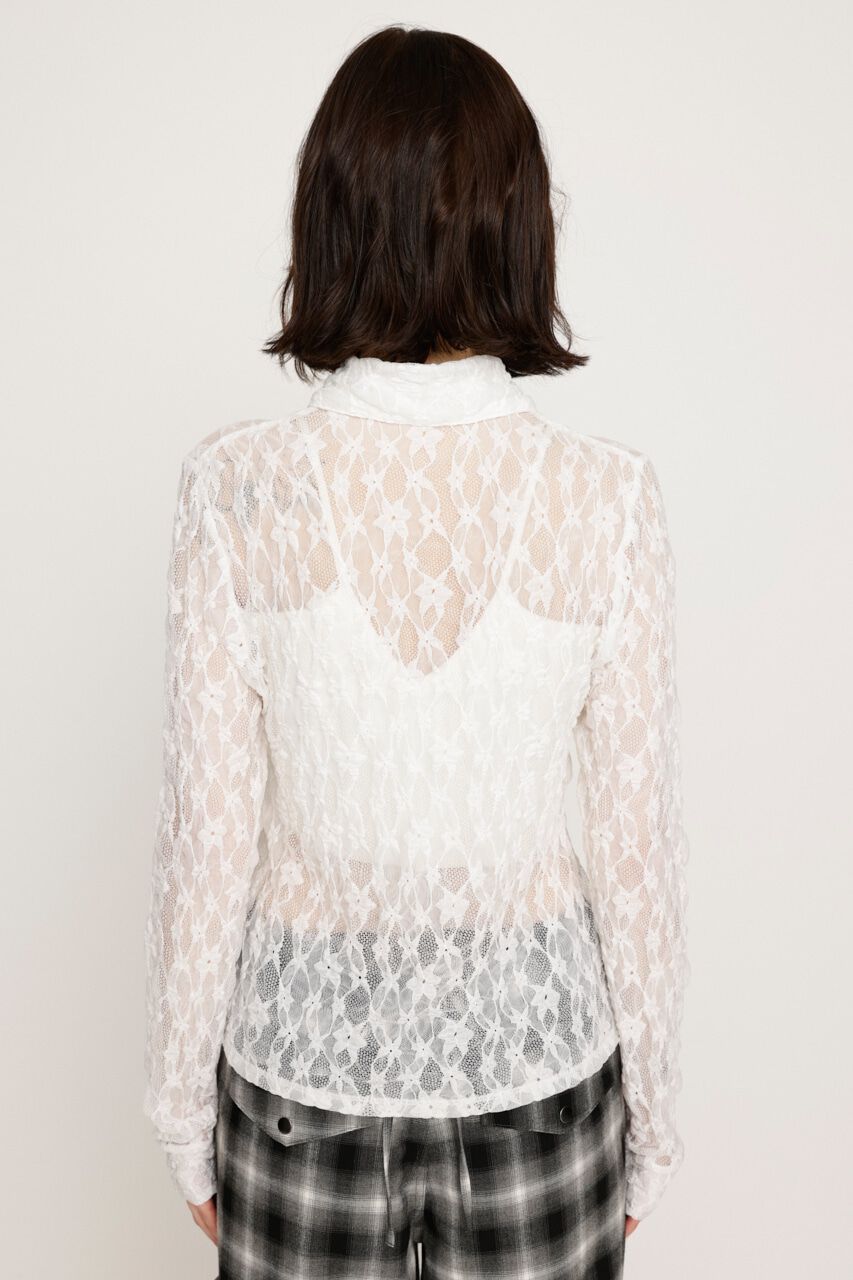 SLY「LACE COMPACT シャツ」|シャツ・ブラウス|