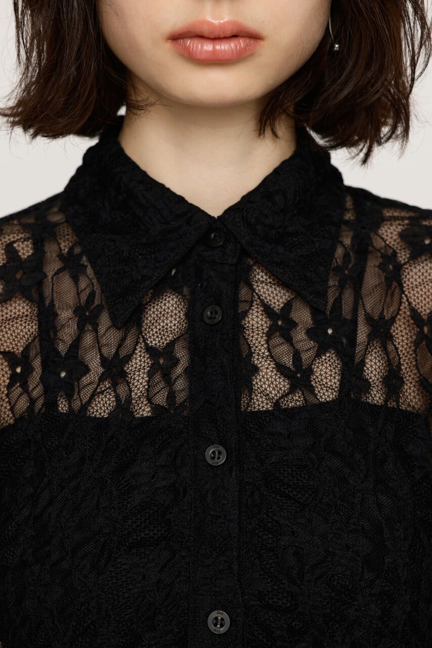SLY「LACE COMPACT シャツ」|シャツ・ブラウス|