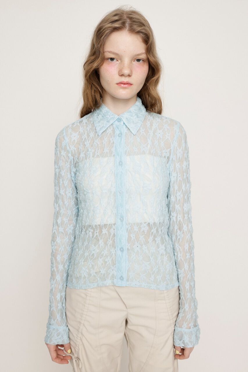 SLY「LACE COMPACT シャツ」|シャツ・ブラウス|