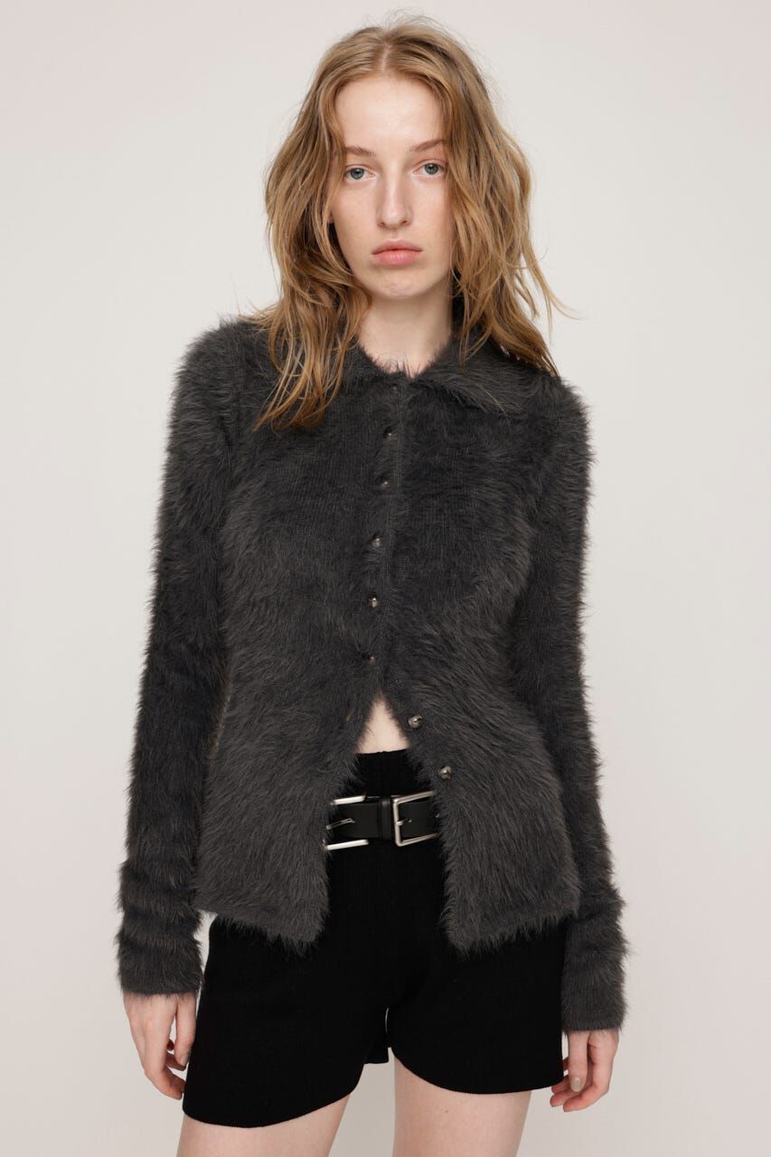 SLY「WAIST SHAPE KNIT カーディガン」|カーディガン|GRY