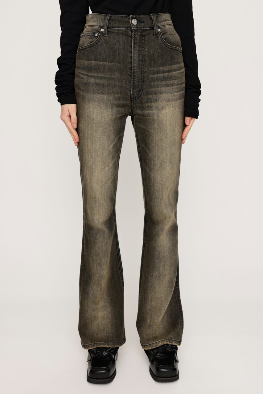 SLY「HW FLARE PT-C WITH ROICA（R）EF」|デニム|