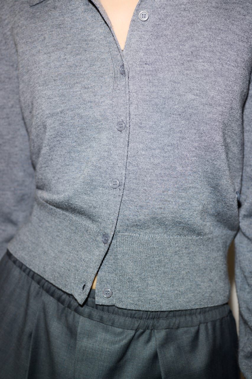 SLY「KNIT POLO 2WAY HG カーディガン」|カーディガン|