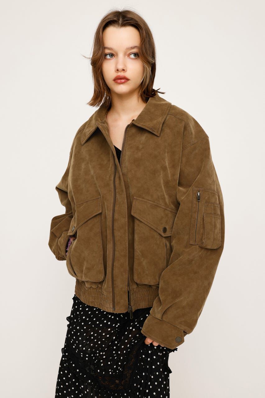 SLY「WASHED PUFFER ブルゾン」|ブルゾン・スタジャン|