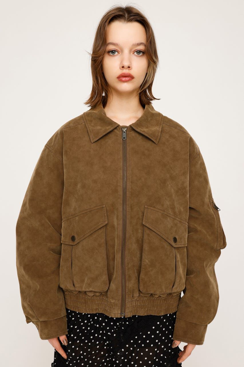 SLY「WASHED PUFFER ブルゾン」|ブルゾン・スタジャン|