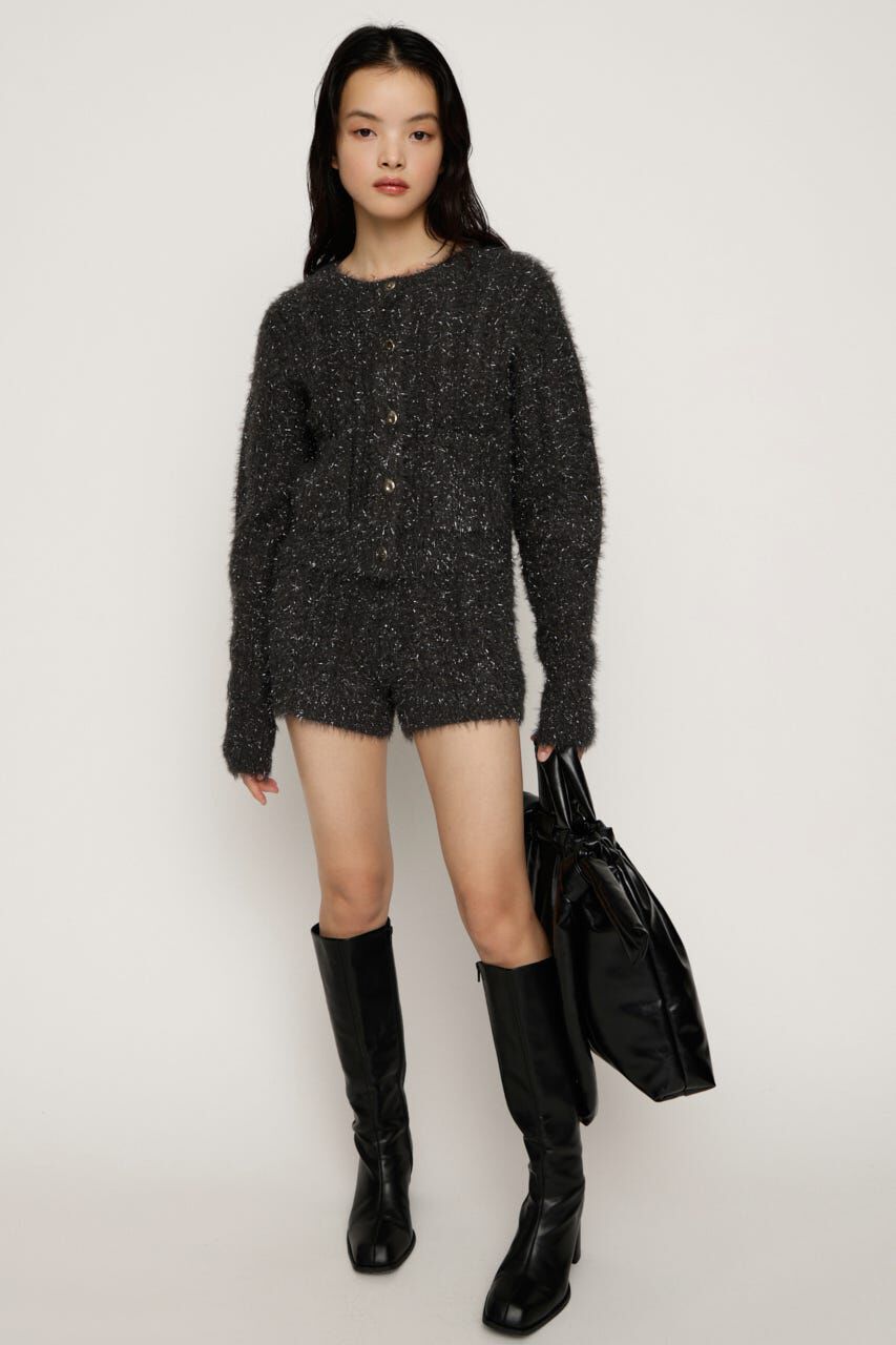 SLY「SHINY CABLE カーディガン」|カーディガン|