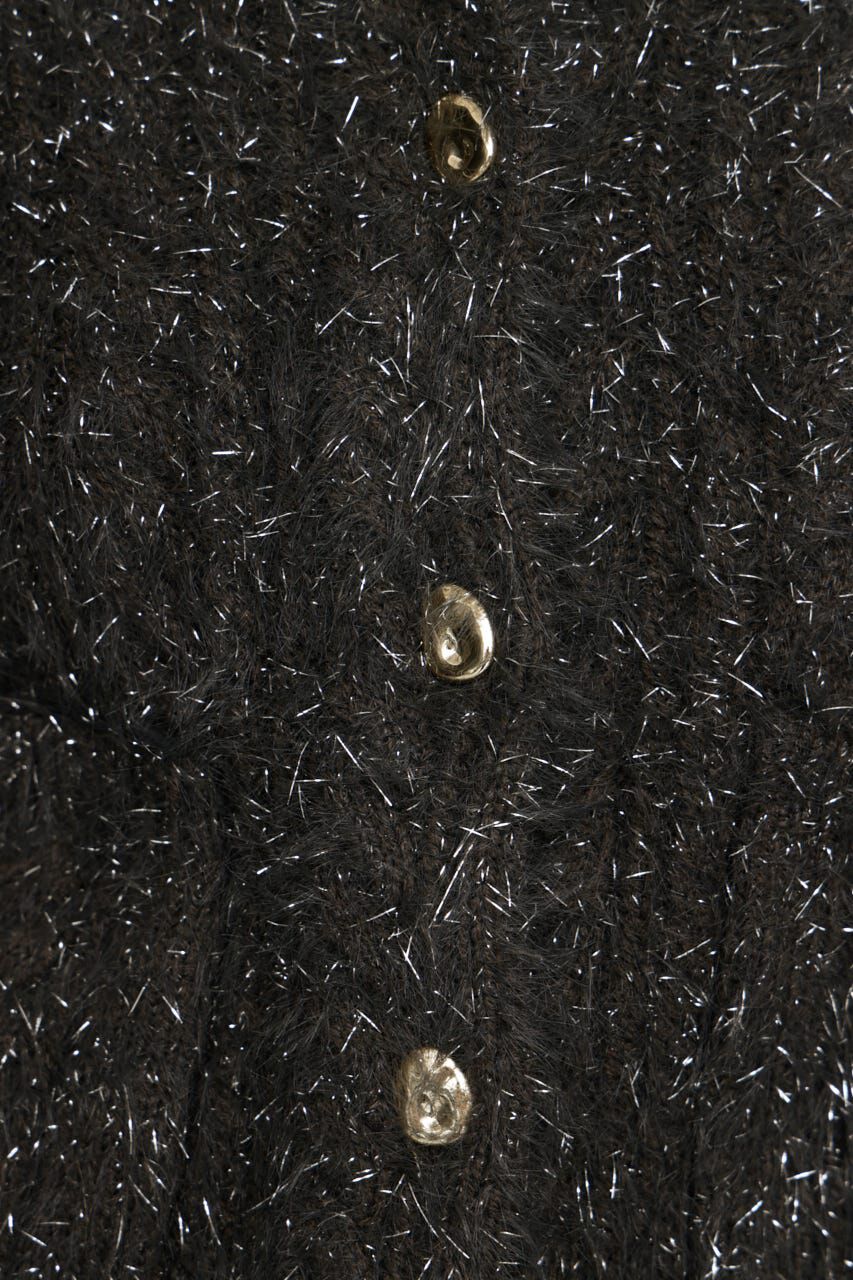 SLY「SHINY CABLE カーディガン」|カーディガン|