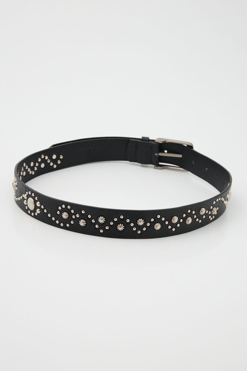 SLY「F／LEATHER STUDS ベルト」|ベルト|