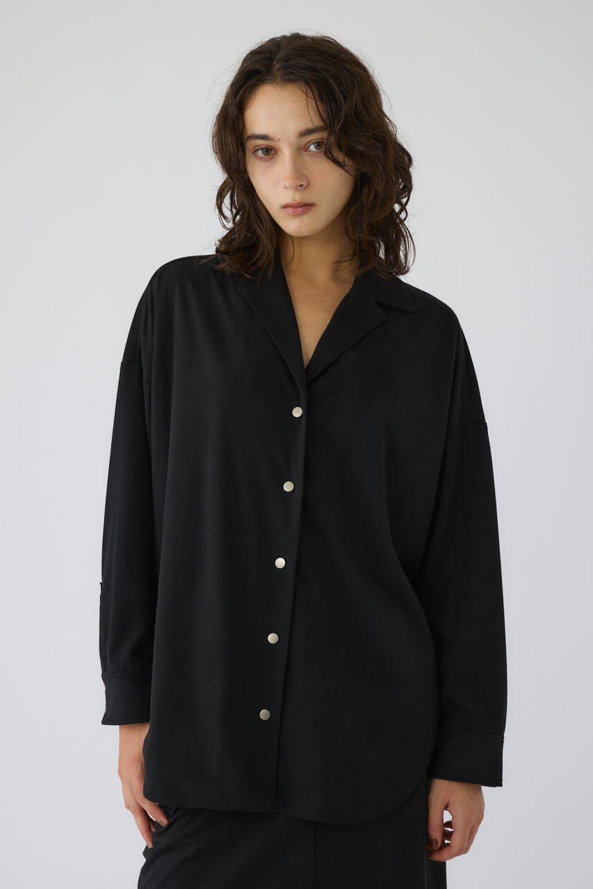 RIM.ARK 「Open collar F/Suede shirt JK」|シャツ・ブラウス|