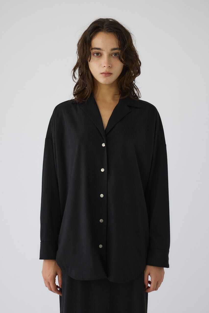 RIM.ARK 「Open collar F/Suede shirt JK」|シャツ・ブラウス|