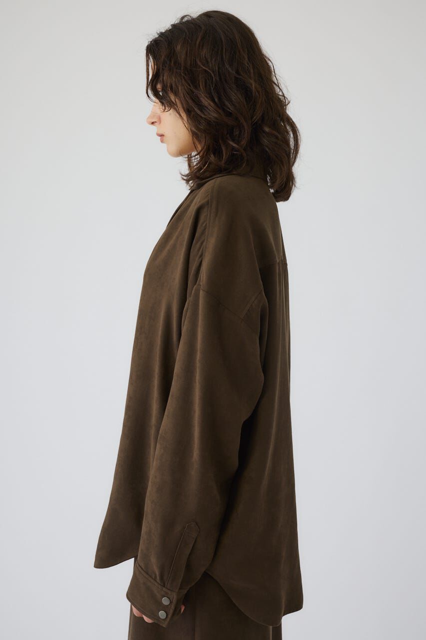 RIM.ARK 「Open collar F/Suede shirt JK」|シャツ・ブラウス|