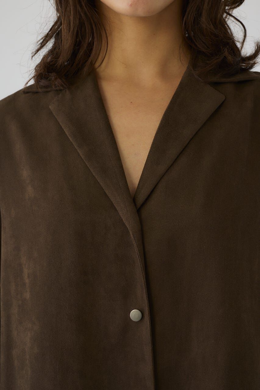 RIM.ARK 「Open collar F/Suede shirt JK」|シャツ・ブラウス|