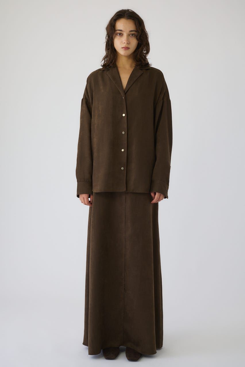 RIM.ARK 「Open collar F/Suede shirt JK」|シャツ・ブラウス|