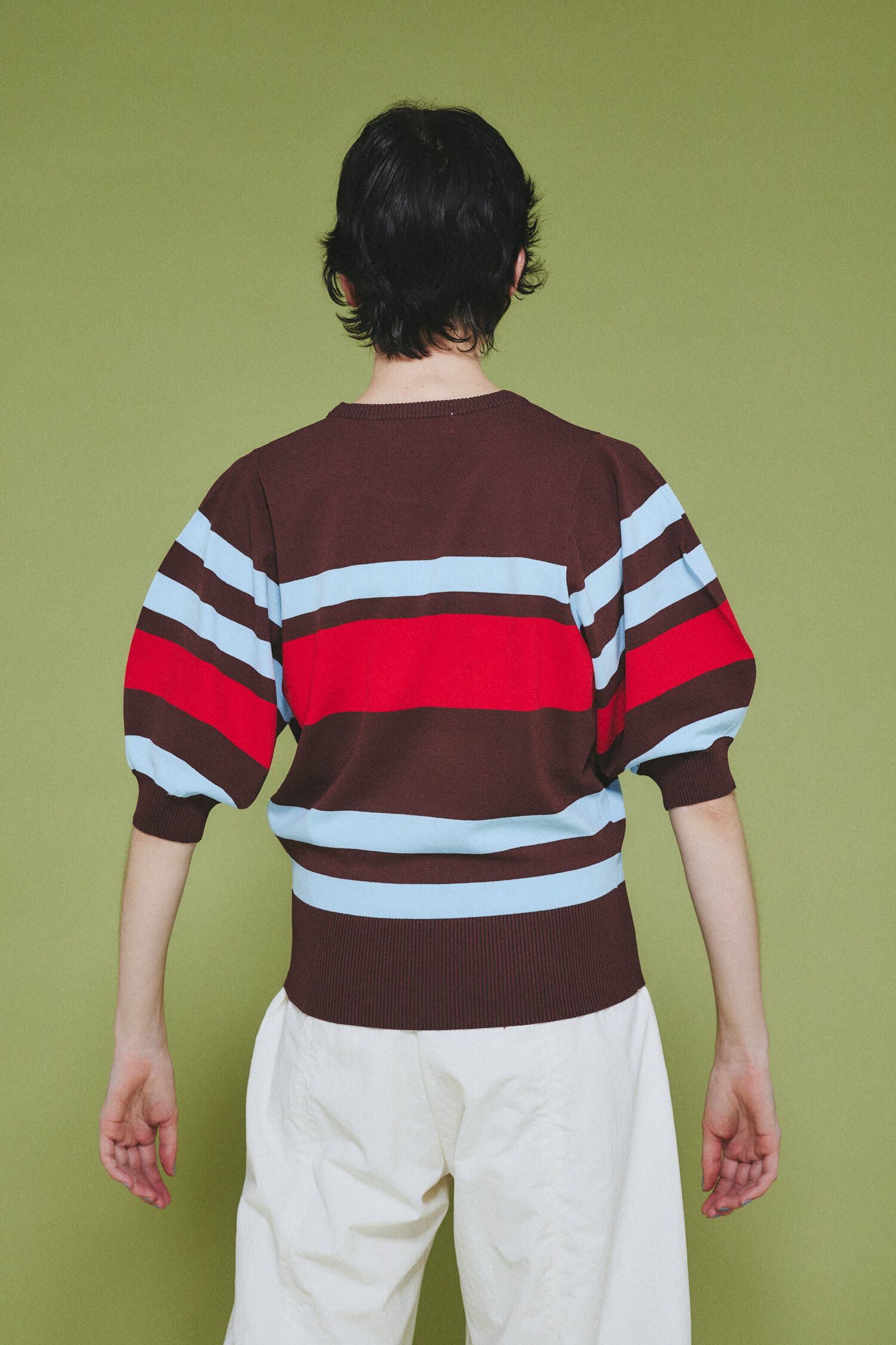 HeRIN.CYE「Border knit tops」|ニット・セーター|