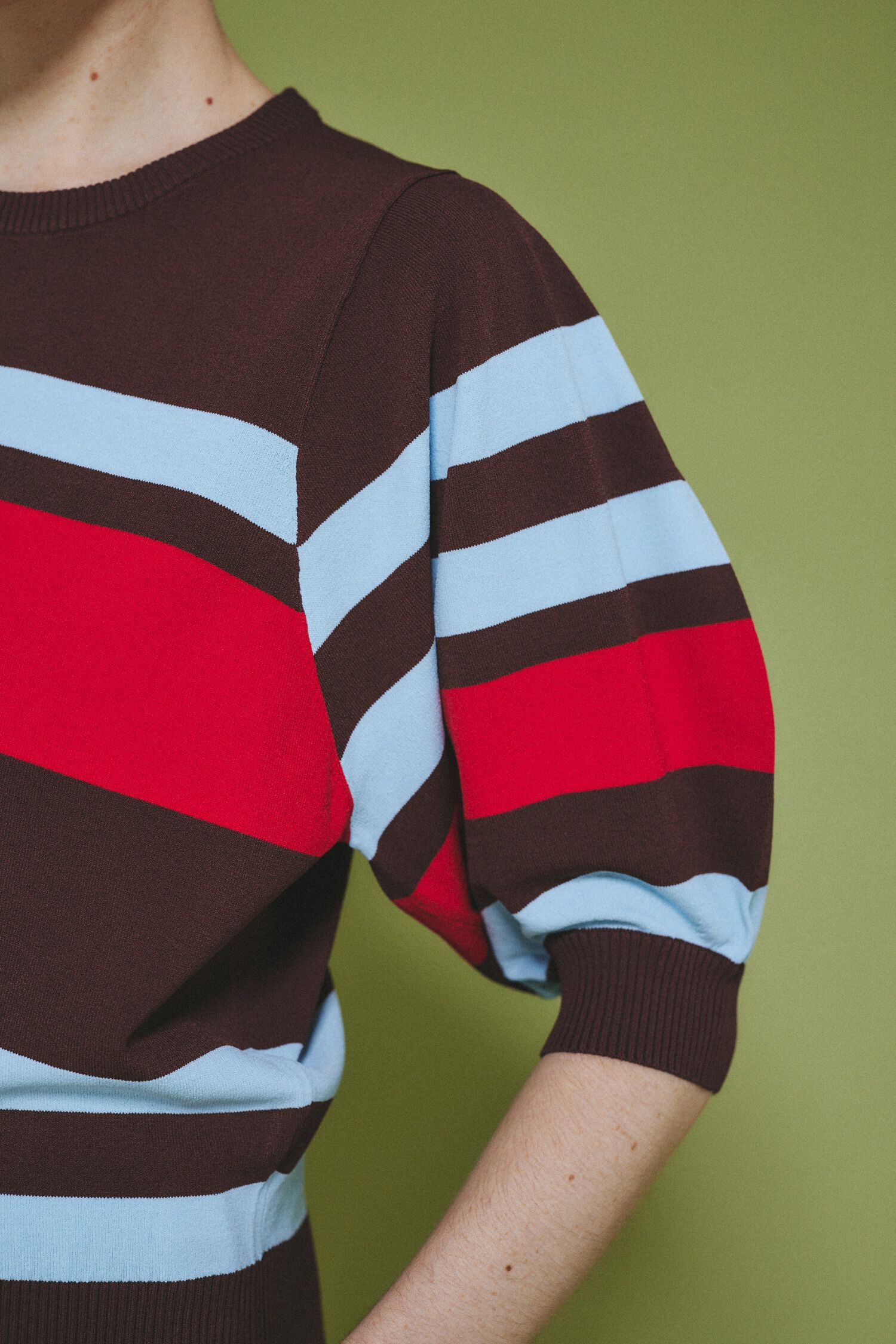 HeRIN.CYE「Border knit tops」|ニット・セーター|