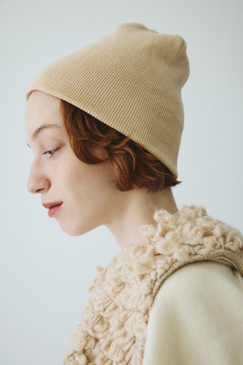 HeRIN.CYE「Reversible knit hat」|その他|BEG
