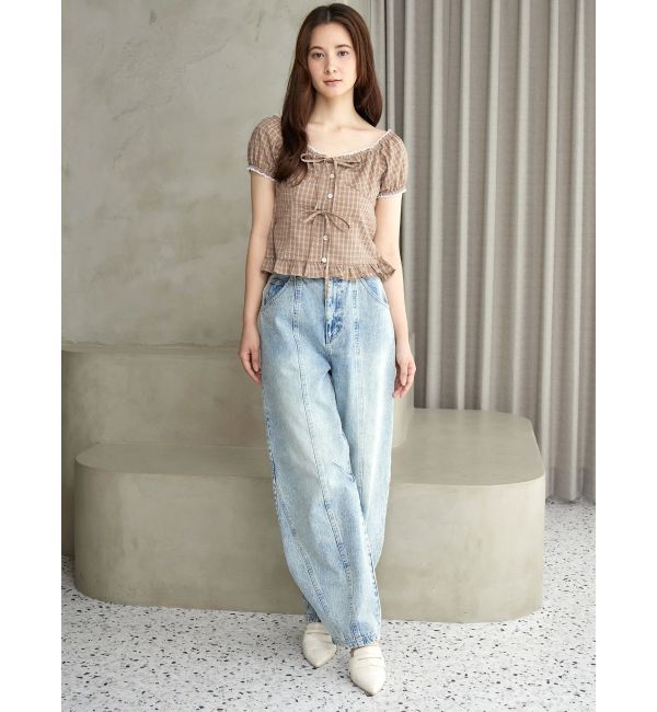 CALNAMUR「フリルカラーシャツ」|シャツ・ブラウス|