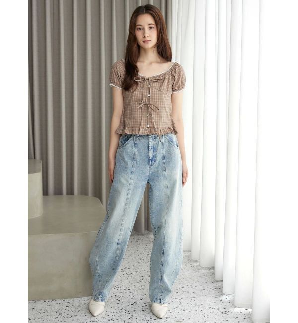 CALNAMUR「フリルカラーシャツ」|シャツ・ブラウス|