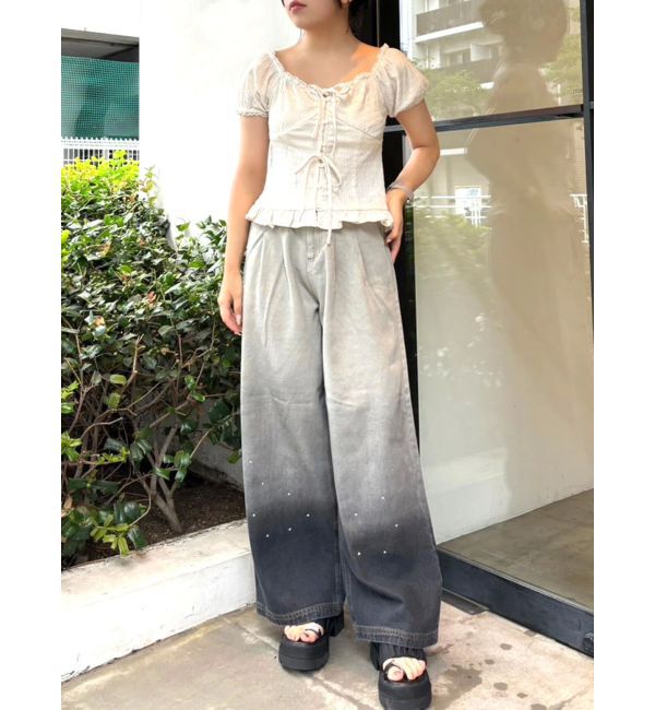 CALNAMUR「フリルカラーシャツ」|シャツ・ブラウス|