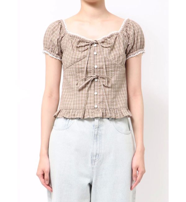 CALNAMUR「フリルカラーシャツ」|シャツ・ブラウス|