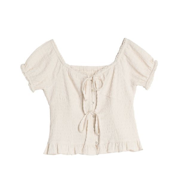 CALNAMUR「フリルカラーシャツ」|シャツ・ブラウス|